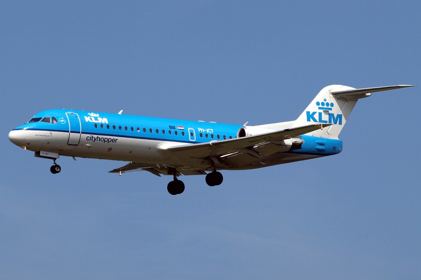 Fokker 70 — historic aircraft at JetStream Virtual