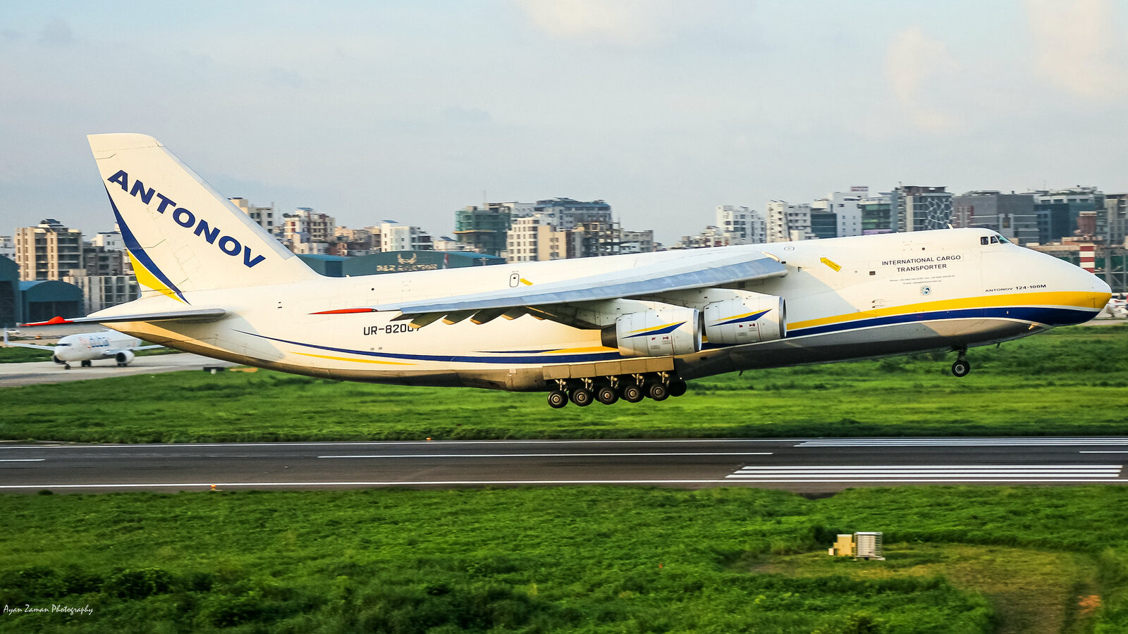 Antonov Airlines aircraft in current livery