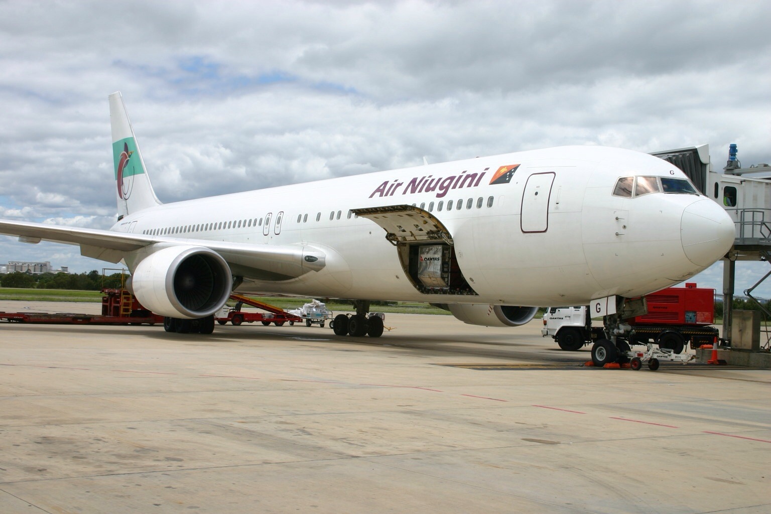 Air Niugini aircraft in current livery