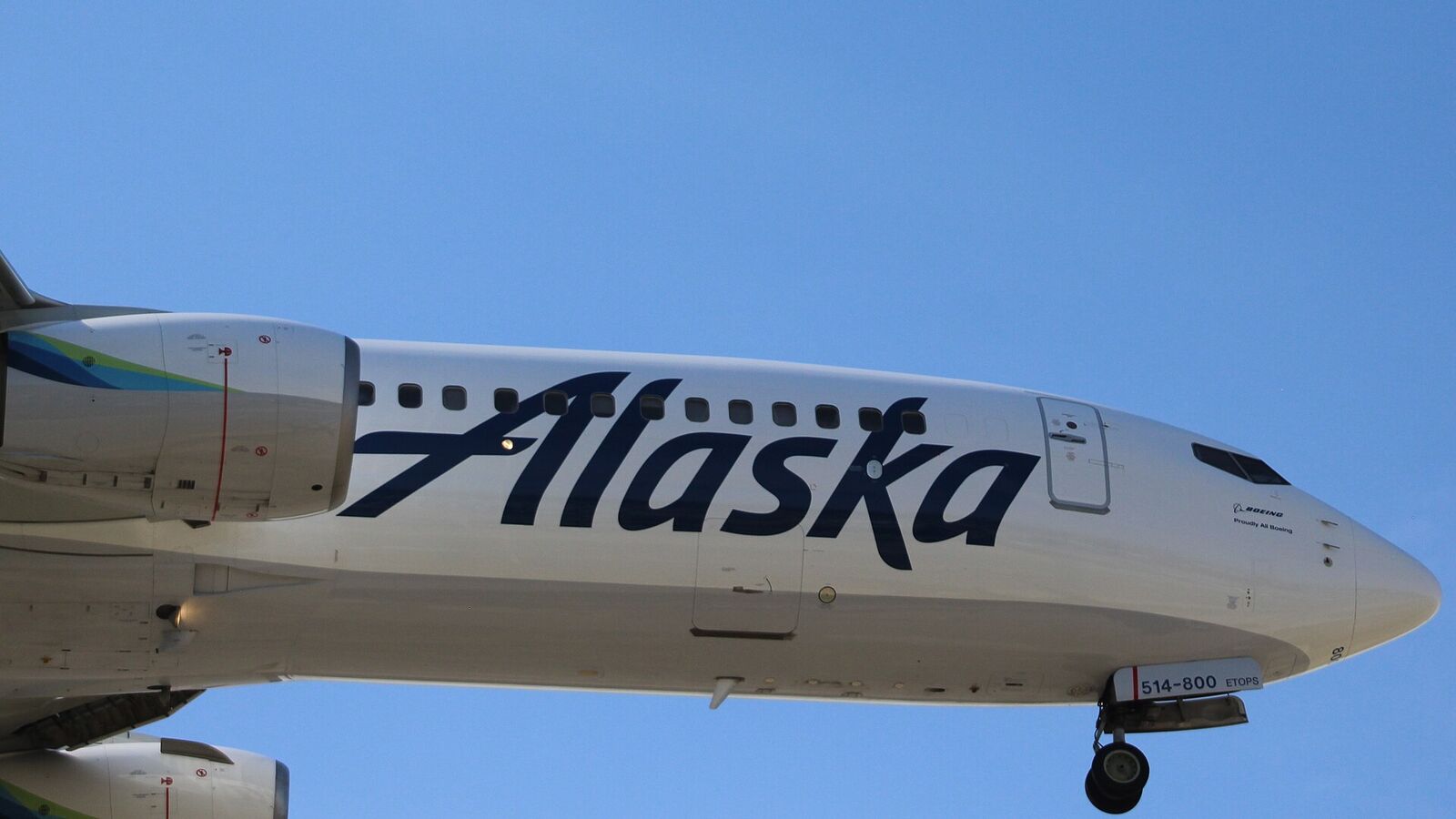 Alaska Airlines aircraft in current livery
