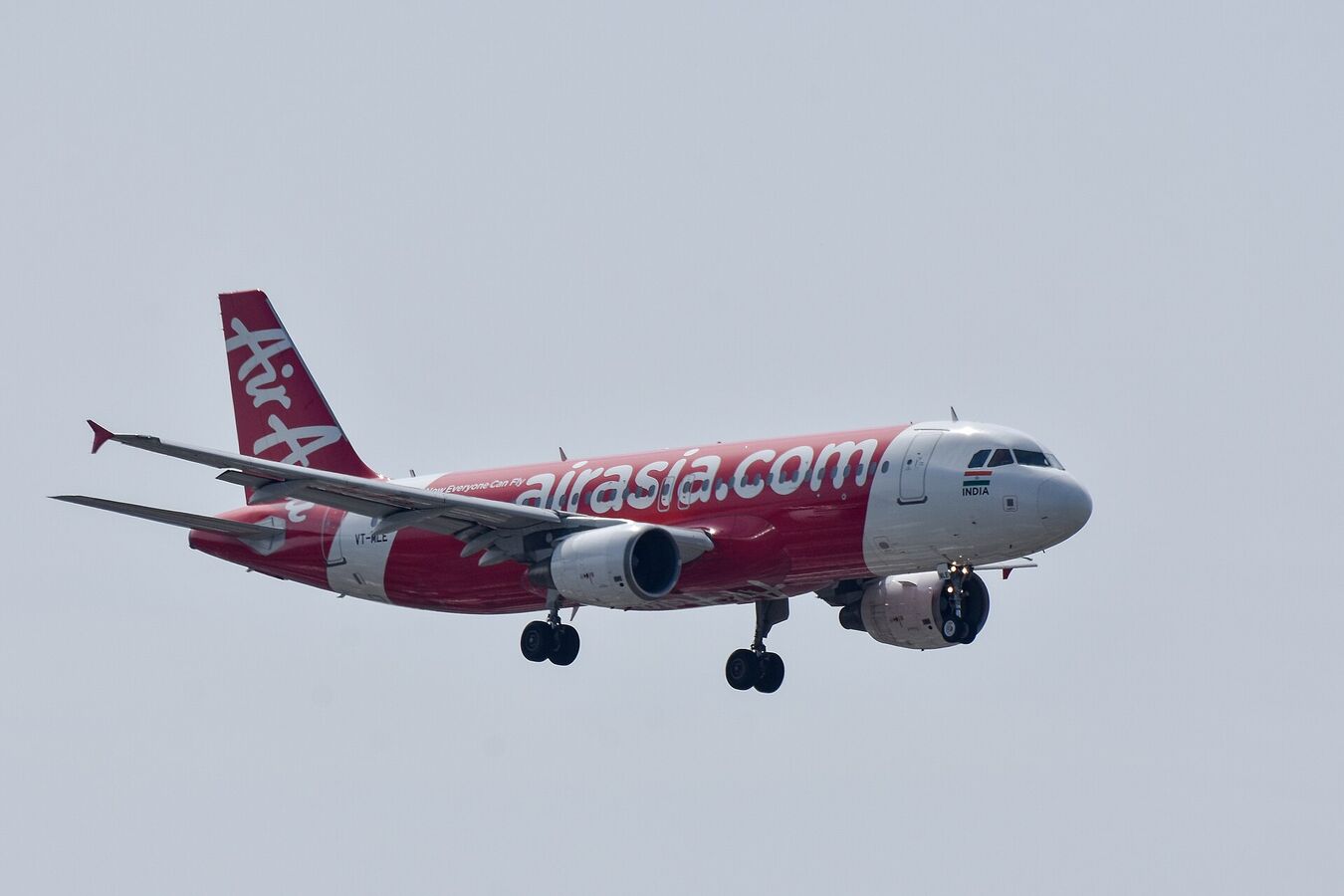 Air Asia aircraft in current livery