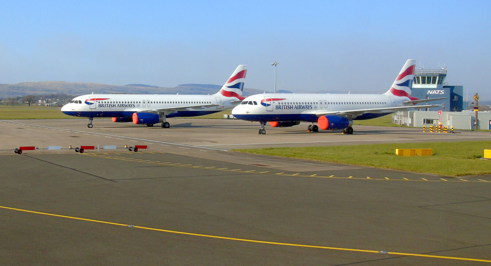 British Airways aircraft in current livery