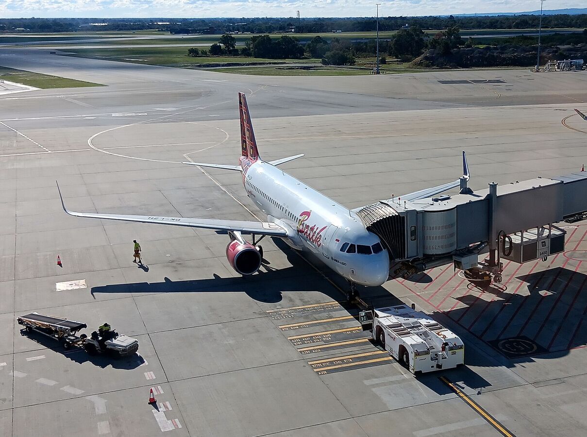 Batik Air aircraft in current livery