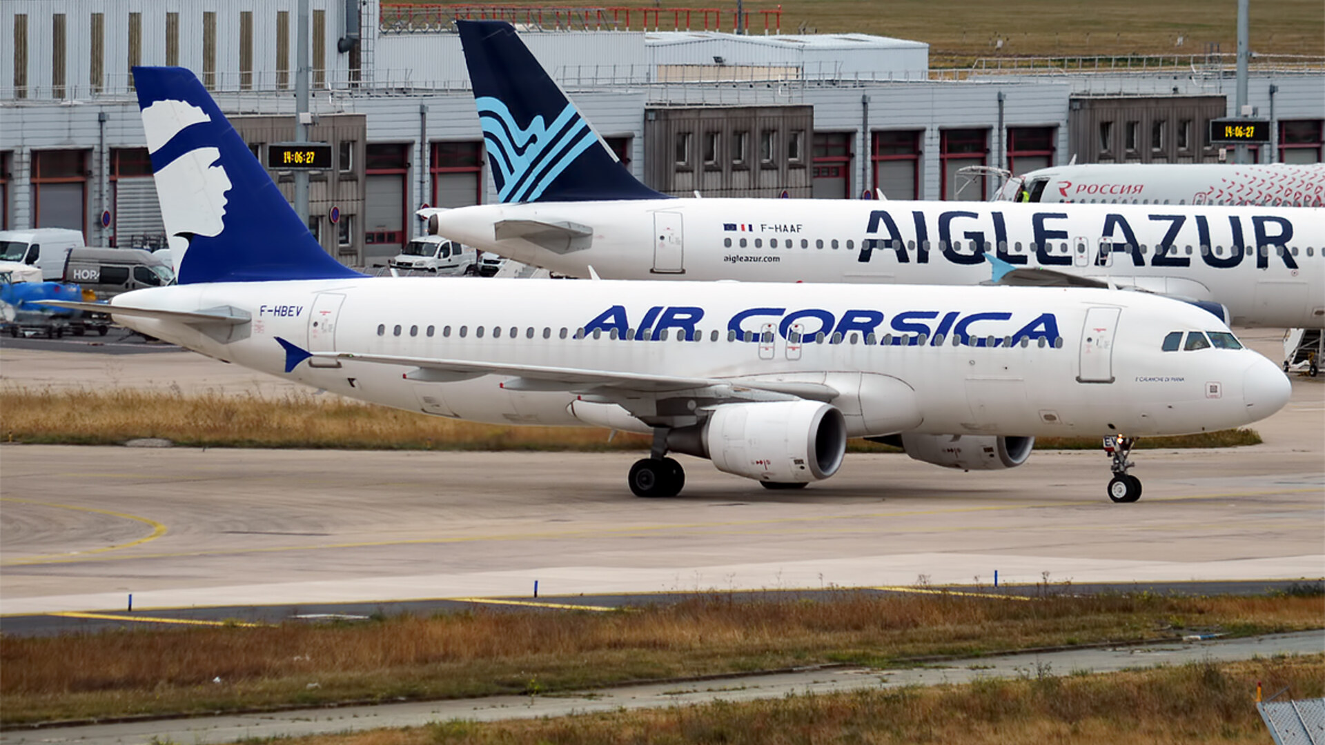 Air Corsica aircraft in current livery