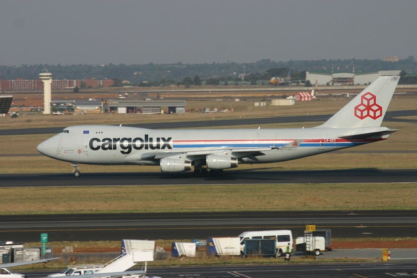 CargoLux aircraft in current livery