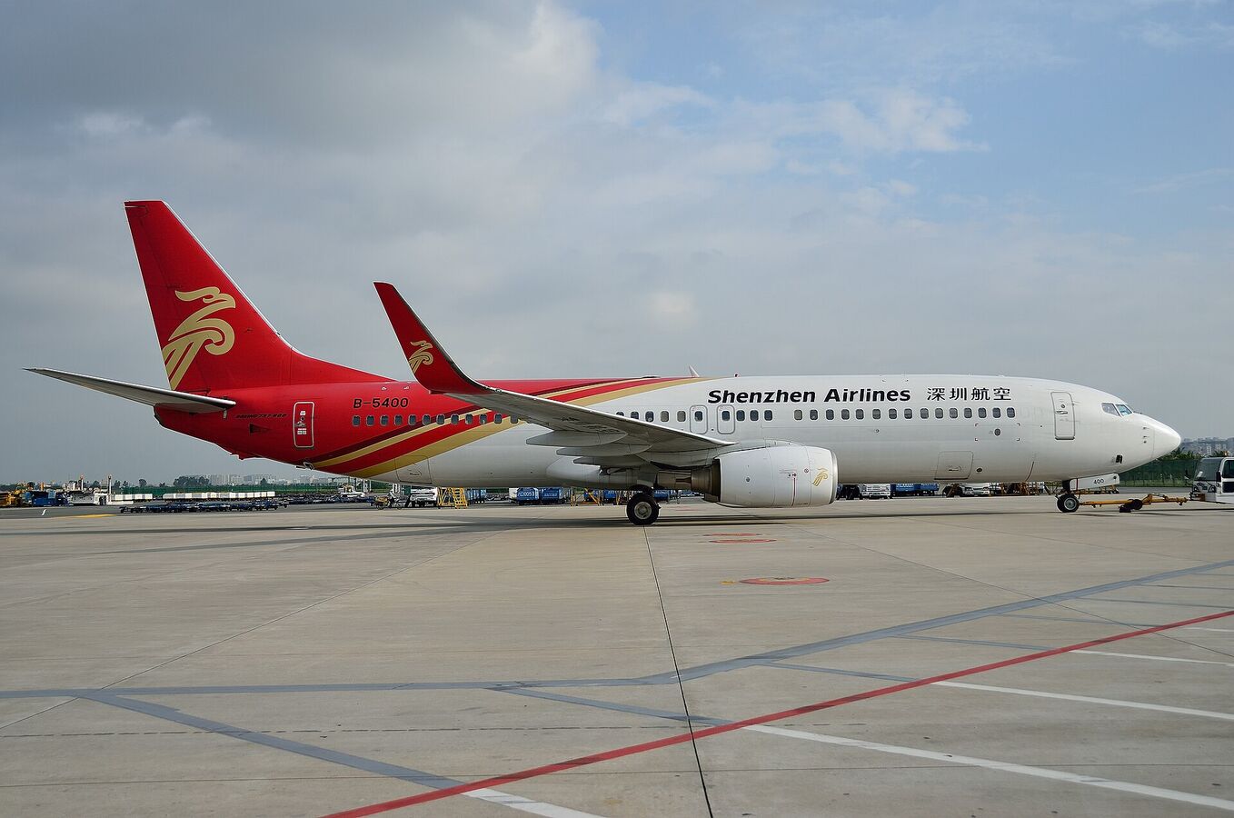 Shenzhen Airlines aircraft in current livery