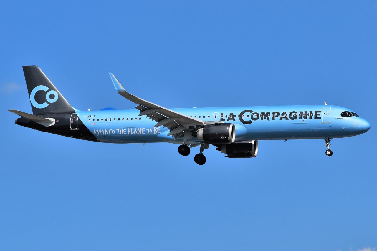 La Compagnie aircraft in current livery