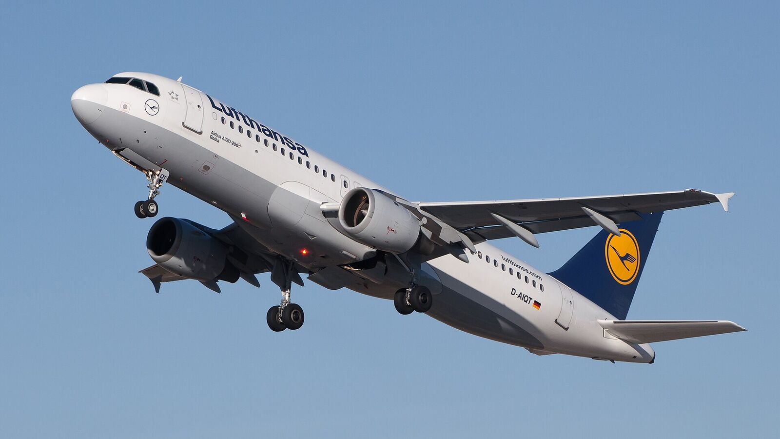 Lufthansa aircraft in current livery