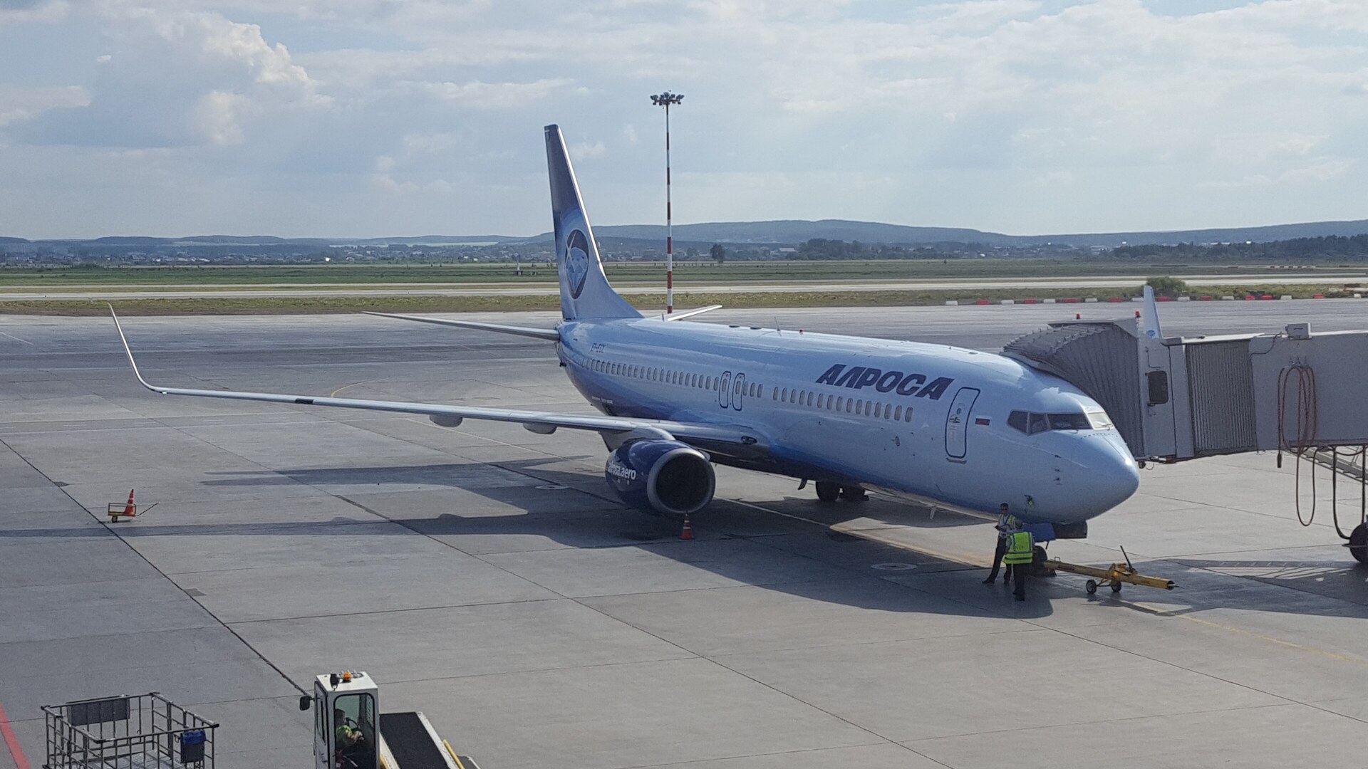 ALROSA aircraft in current livery