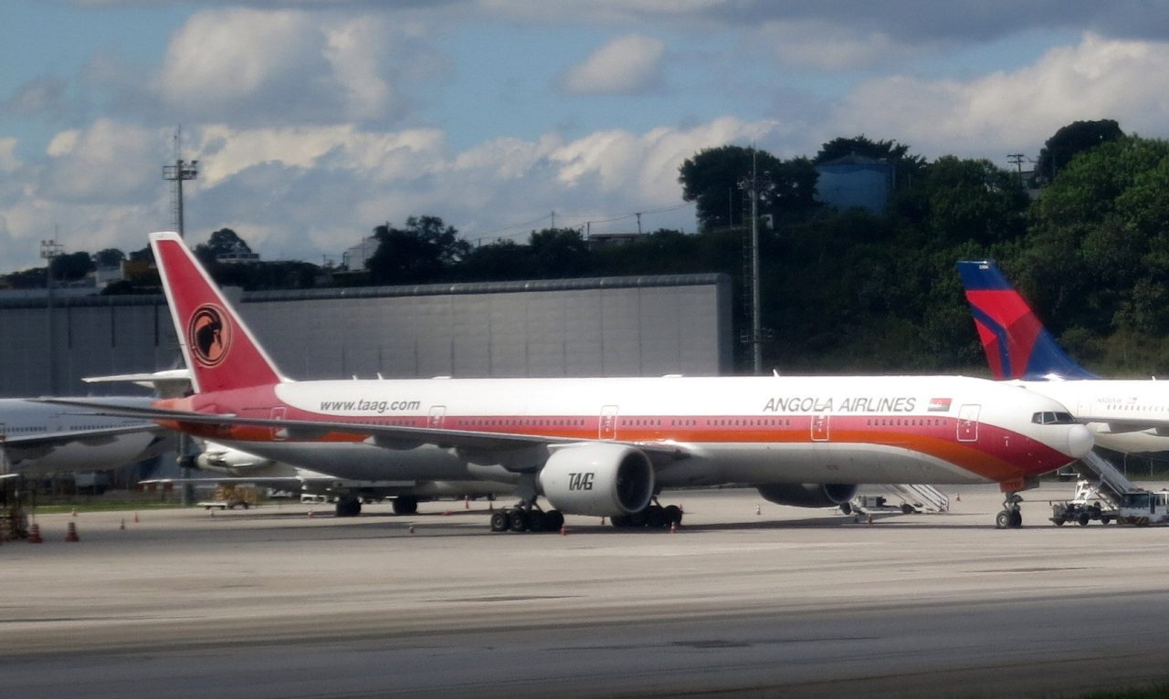 TAAG Angola Airlines aircraft in current livery