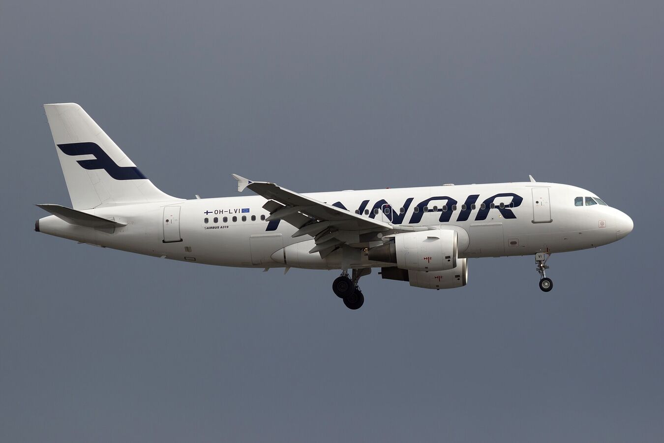 Finnair aircraft in current livery