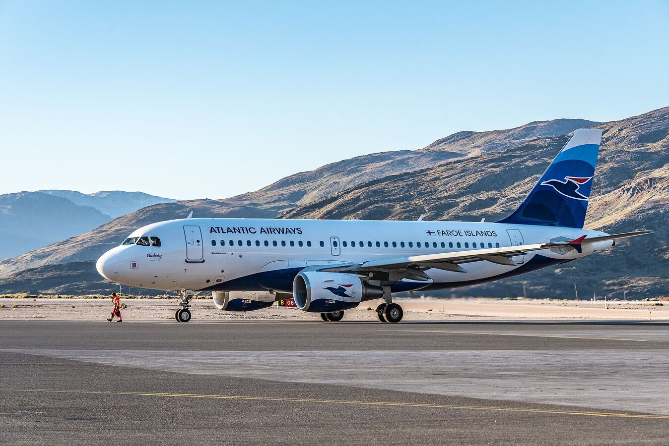 Atlantic Airways aircraft in current livery