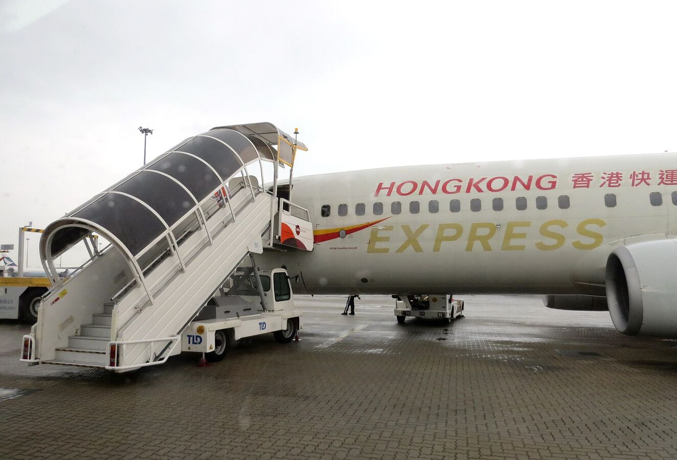 Hong Kong Express Airways aircraft in current livery