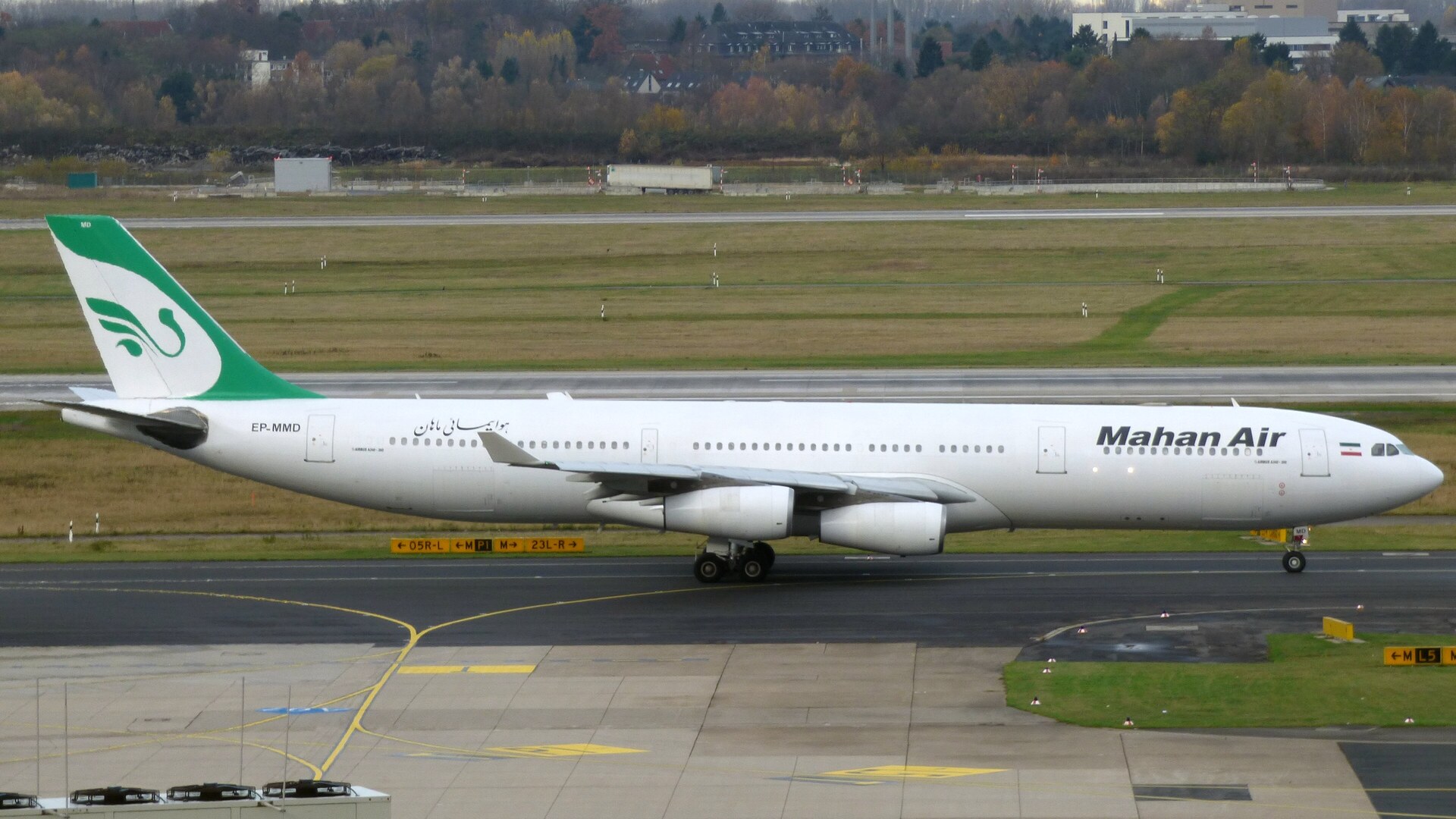 Mahan Air aircraft in current livery