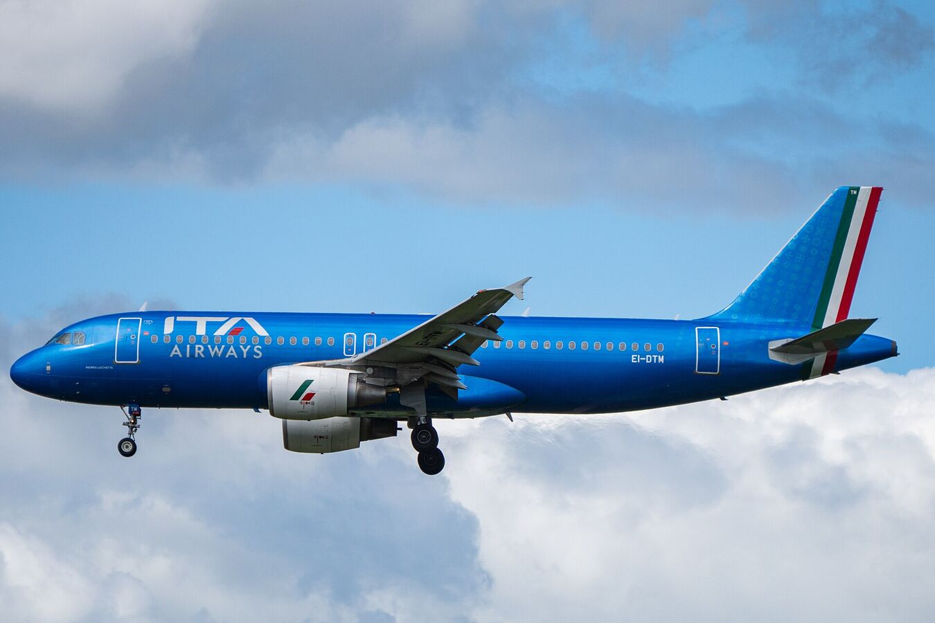 ITA Airways aircraft in current livery