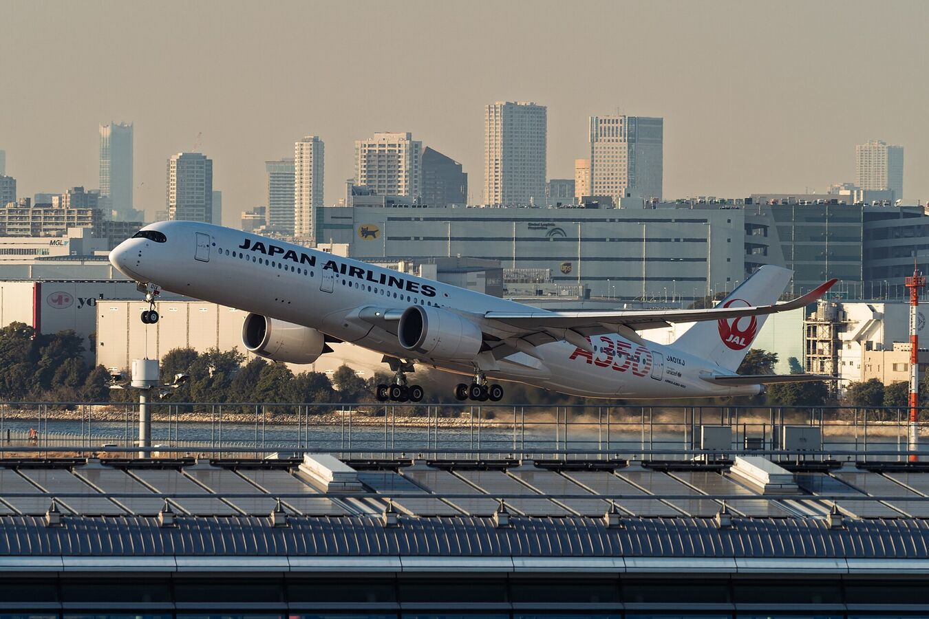 Japan Airlines aircraft in current livery