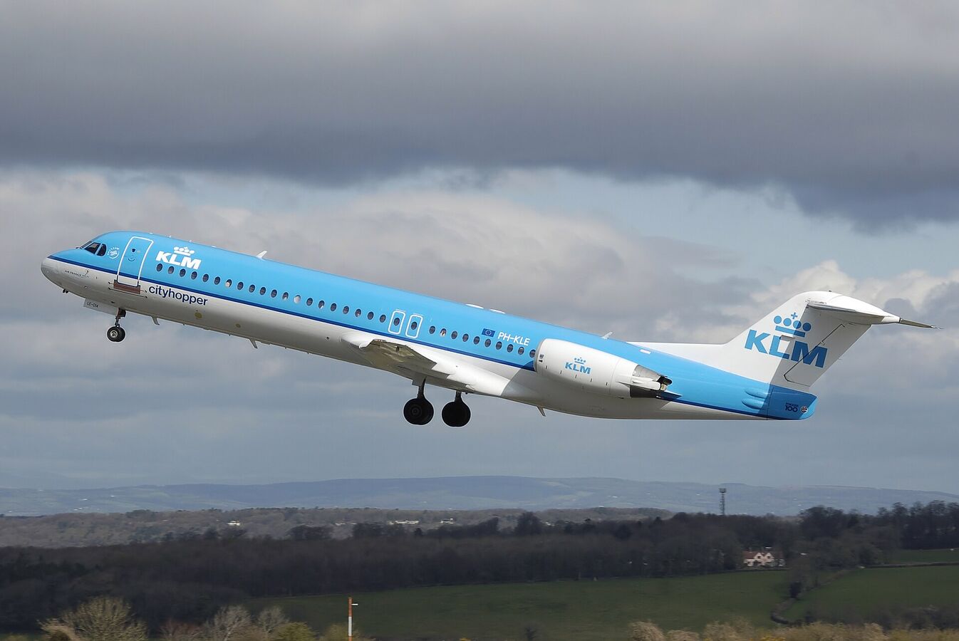 KLM Cityhopper aircraft in current livery