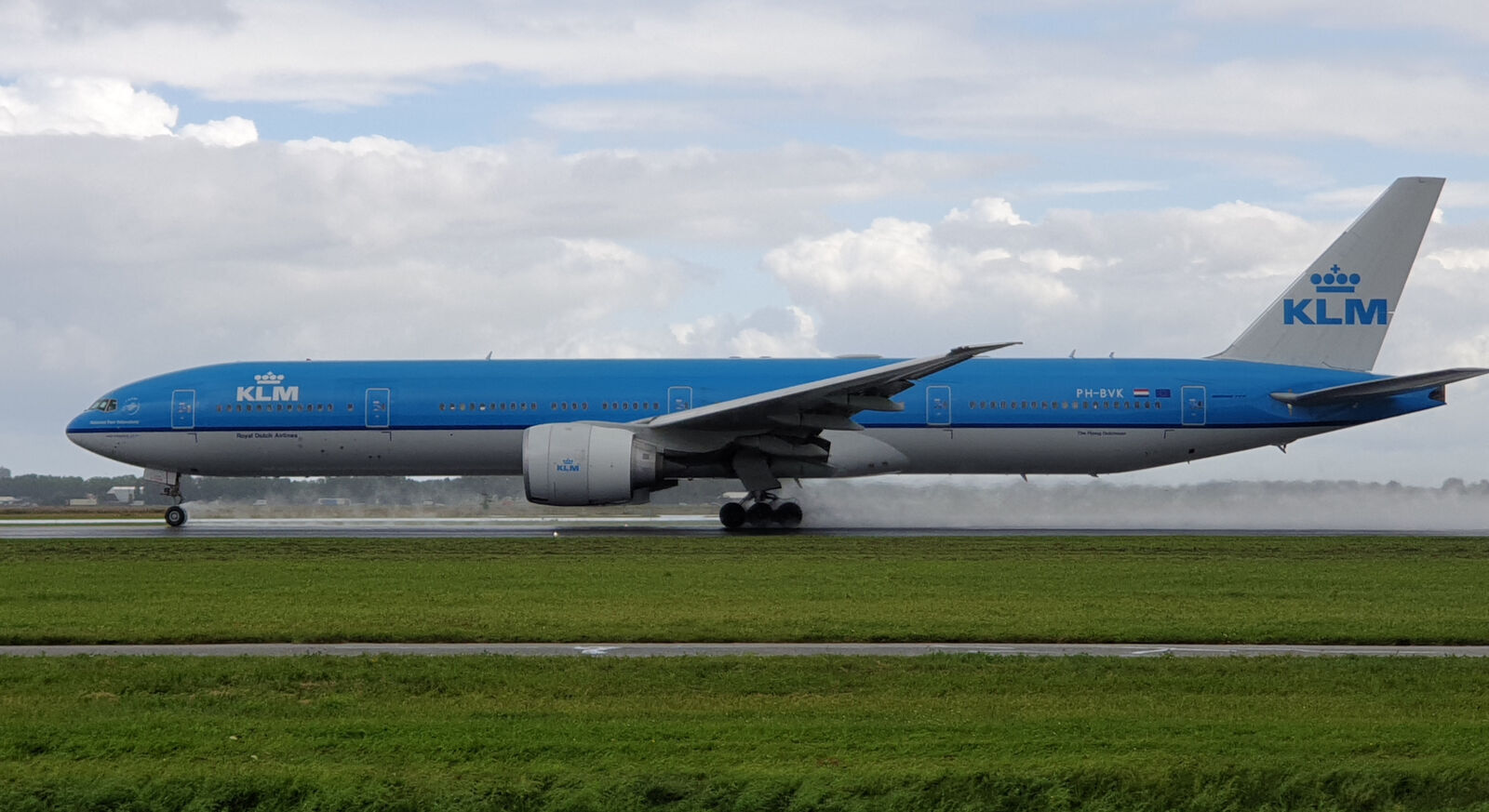 KLM Royal Dutch Airlines aircraft in current livery