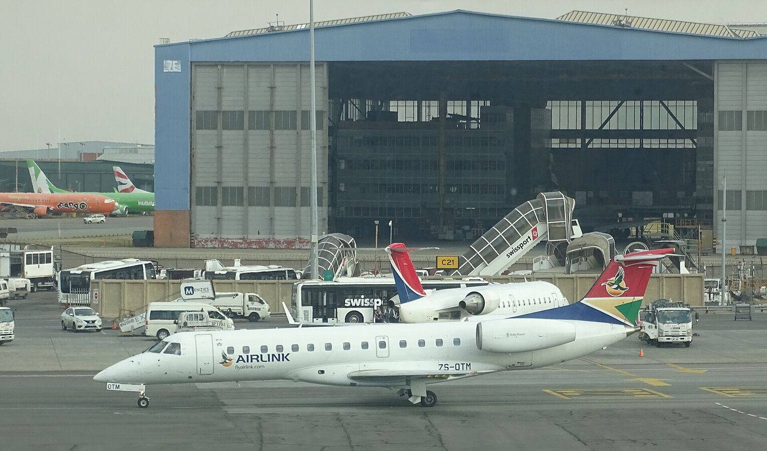 Airlink aircraft in current livery