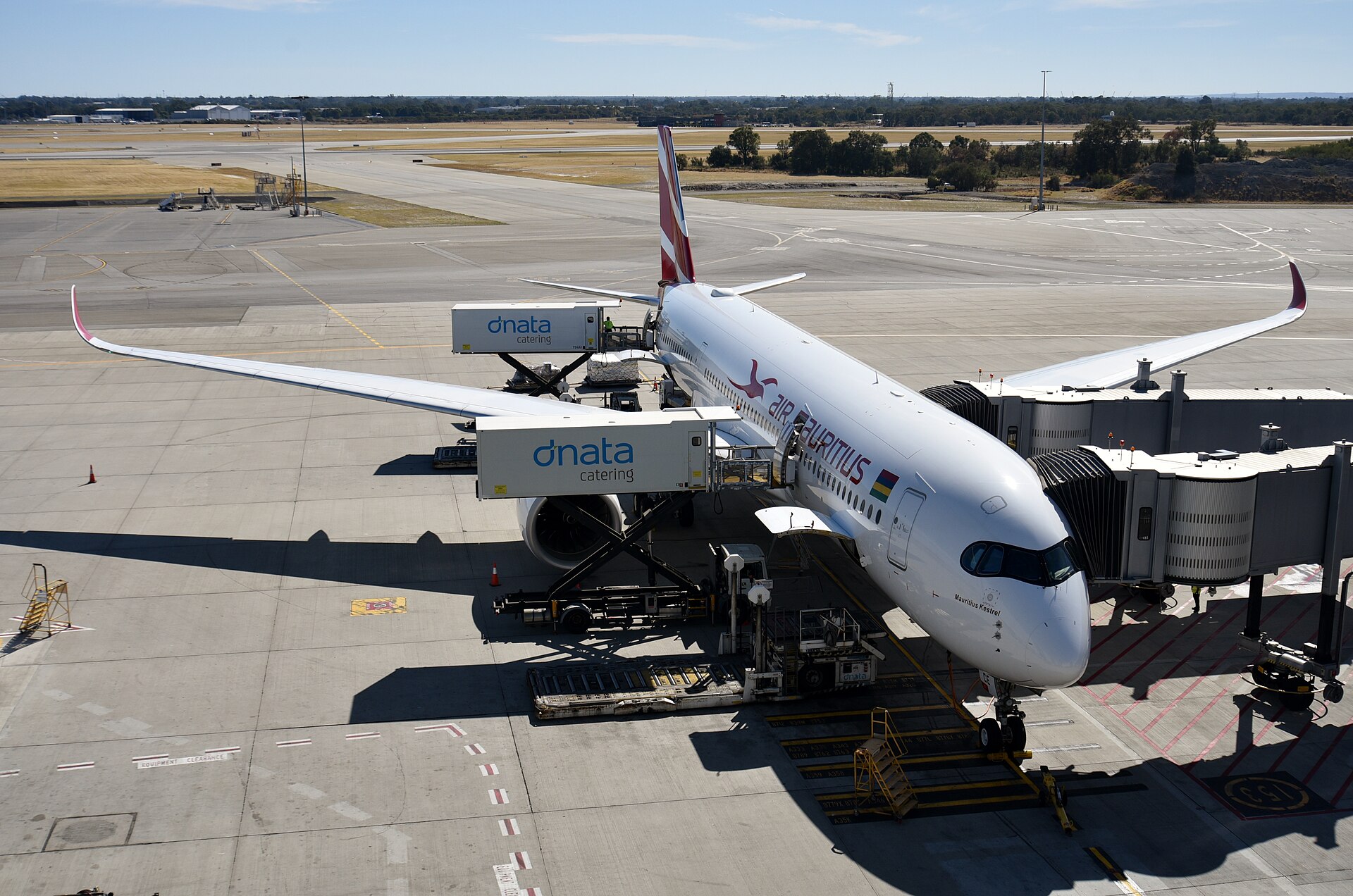 Air Mauritius aircraft in current livery