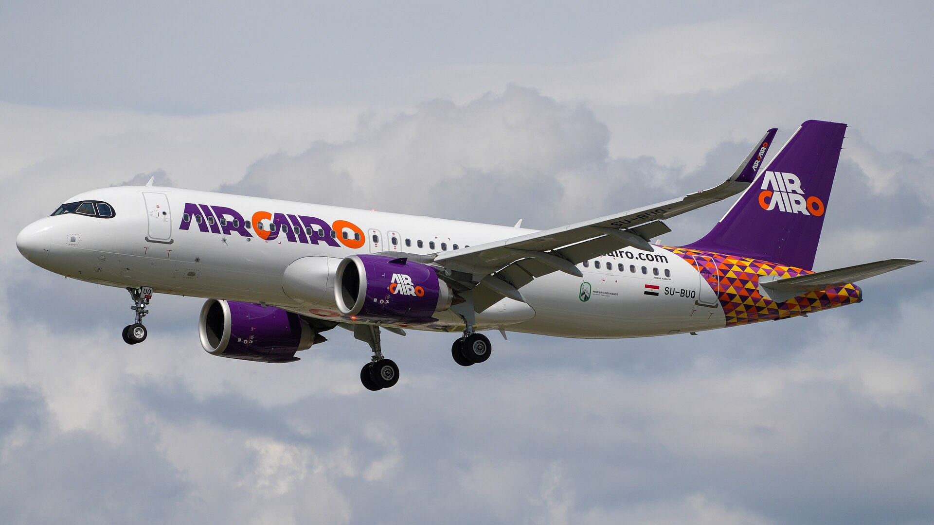Air Cairo aircraft in current livery