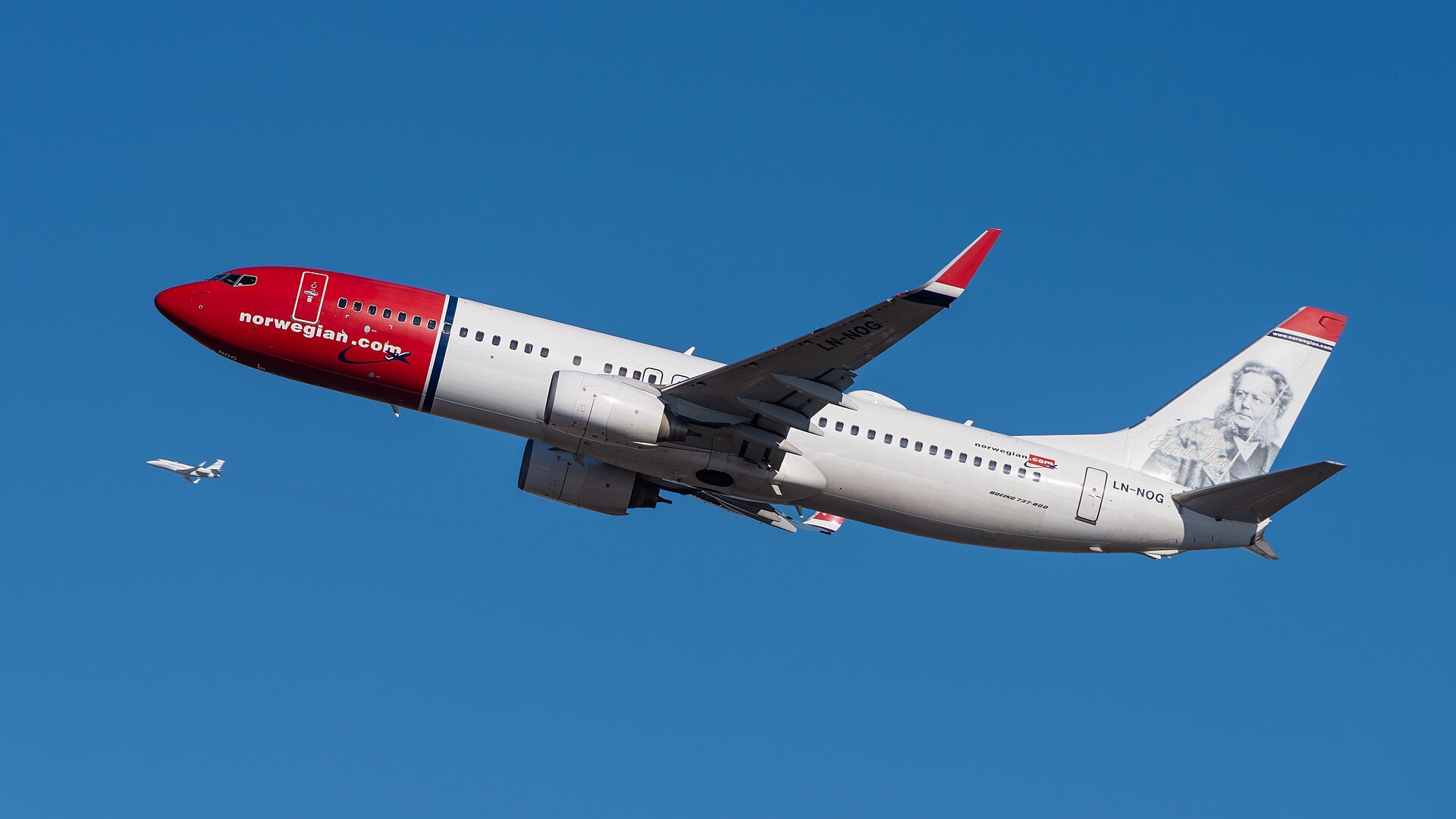 Norwegian Air Shuttle aircraft in current livery