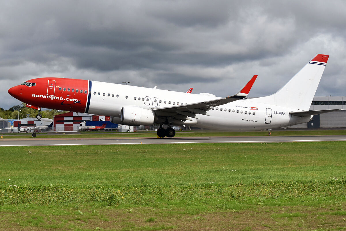 Norwegian aircraft in current livery