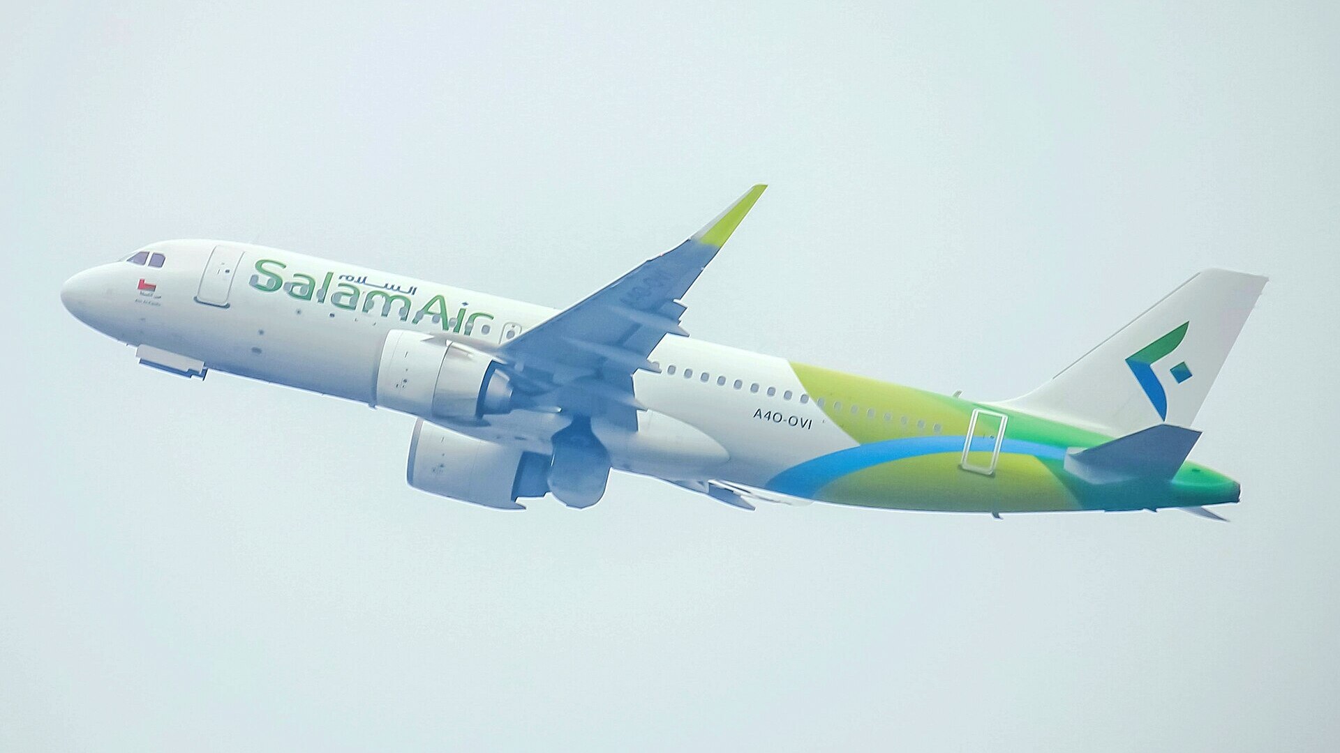 SalamAir aircraft in current livery