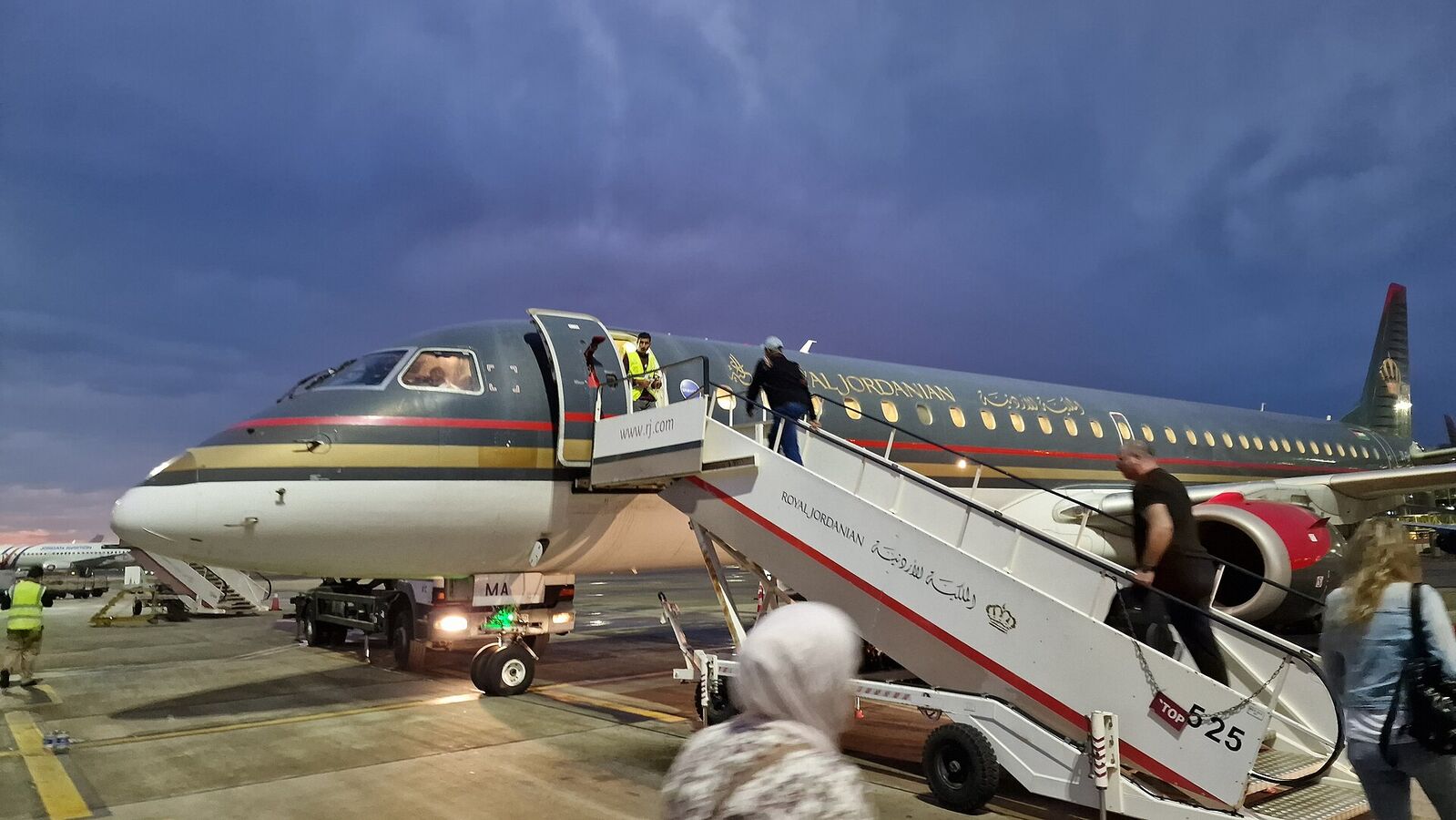 Royal Jordanian aircraft in current livery