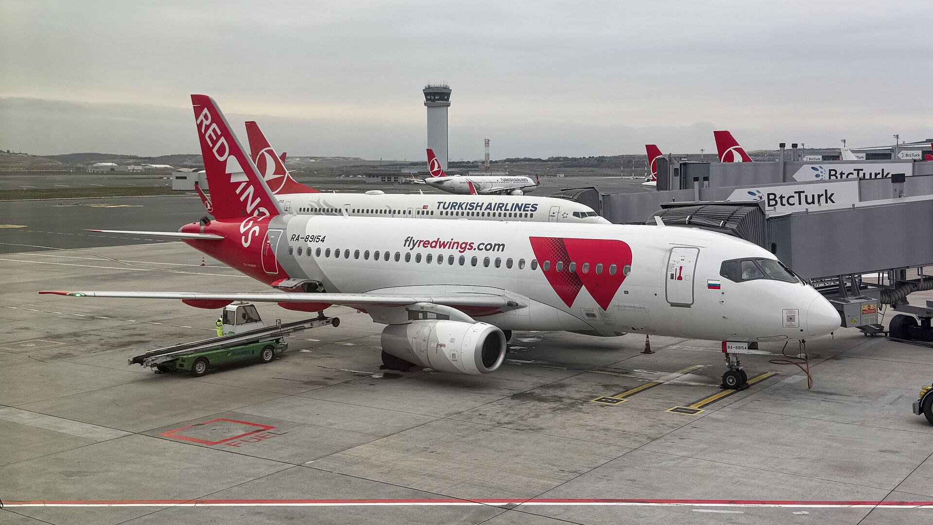 Red Wings Airlines aircraft in current livery