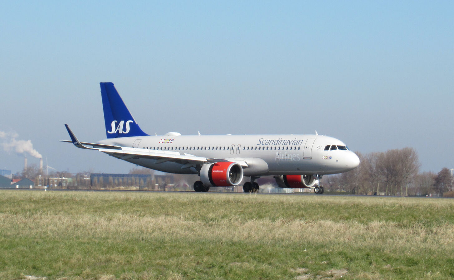 SAS aircraft in current livery
