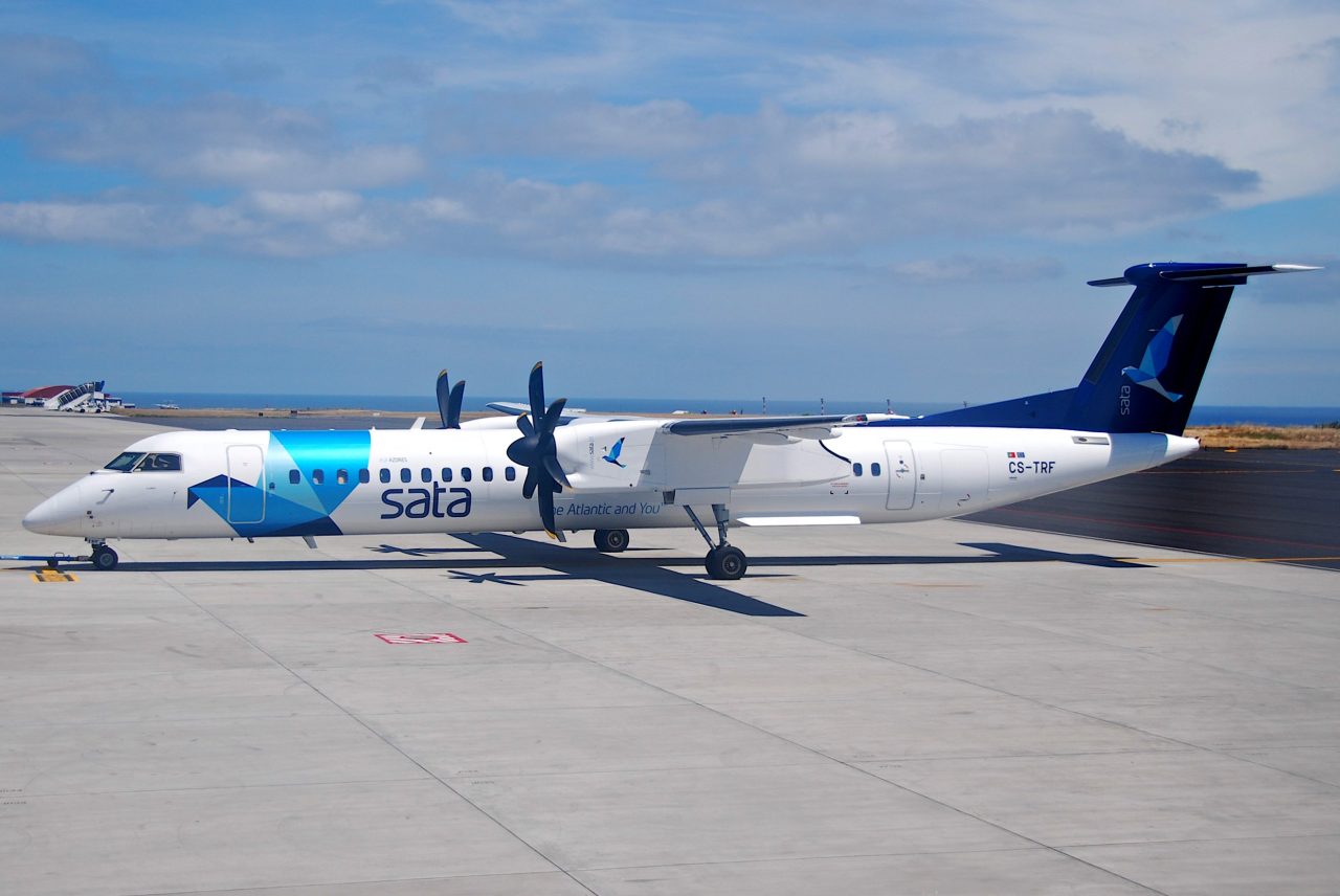 SATA Air Acores aircraft in current livery