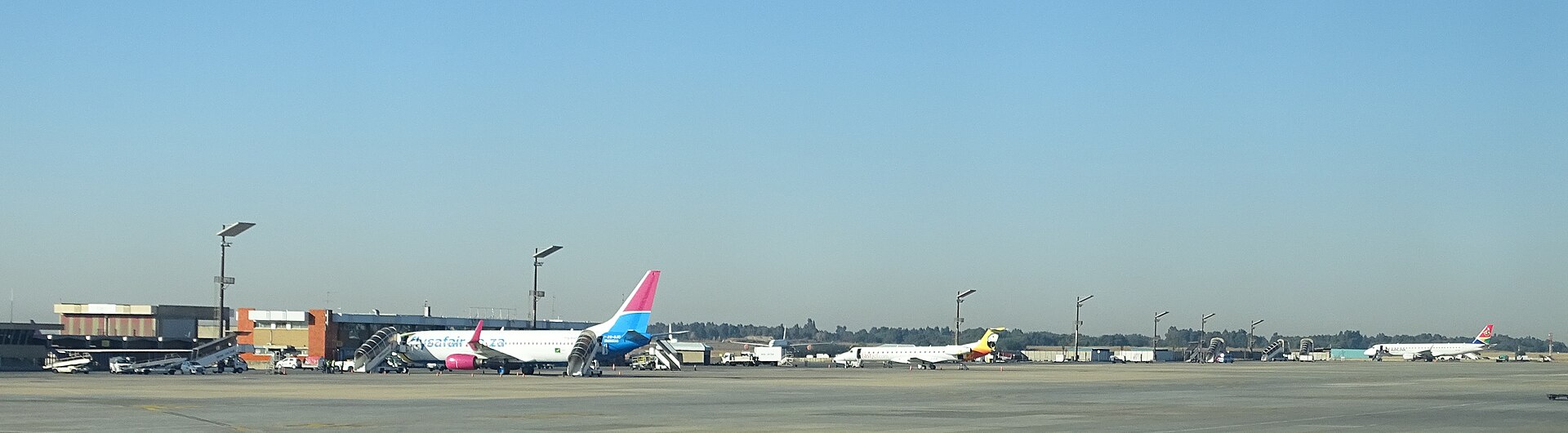 FlySafair aircraft in current livery