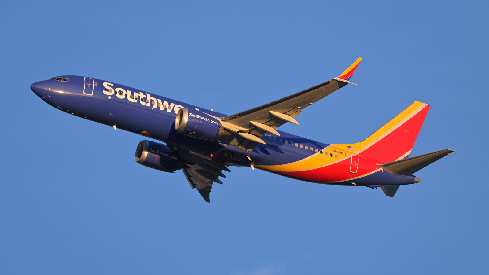 Southwest Airlines aircraft in current livery