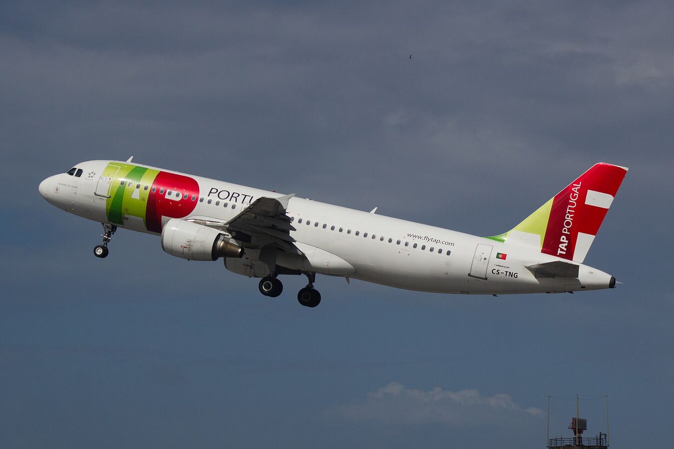TAP Portugal aircraft in current livery