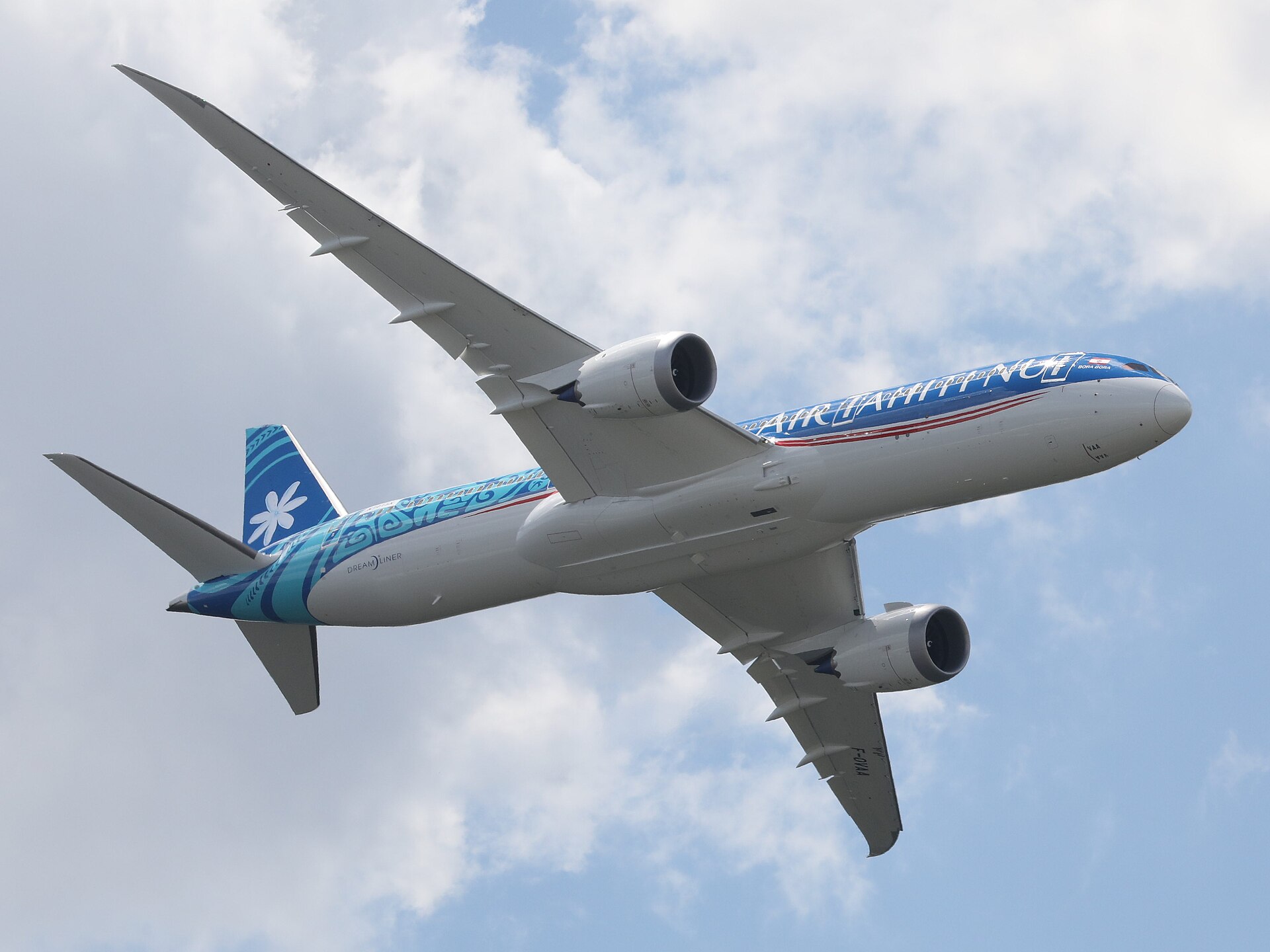 Air Tahiti Nui aircraft in current livery
