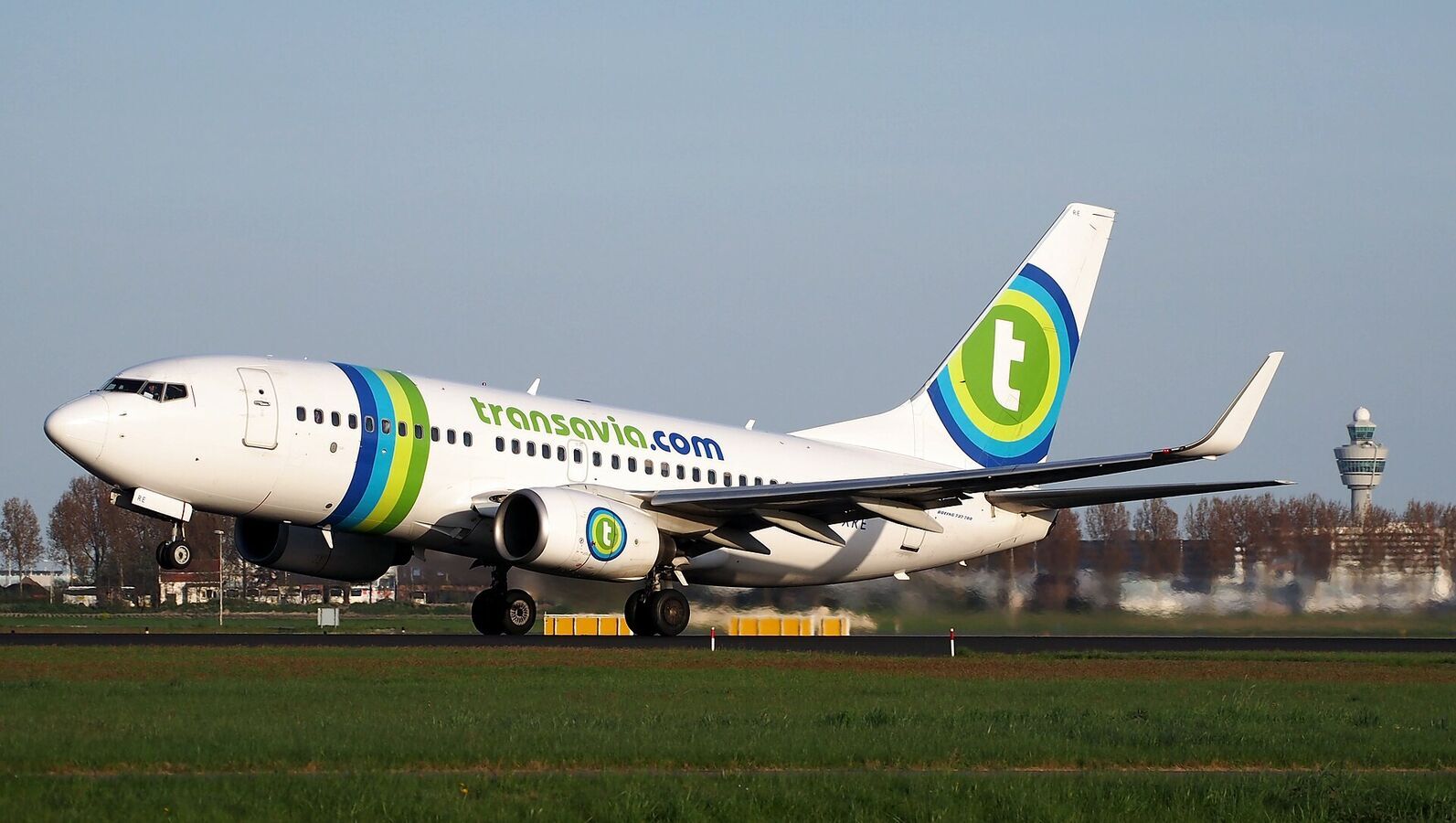 Transavia aircraft in current livery