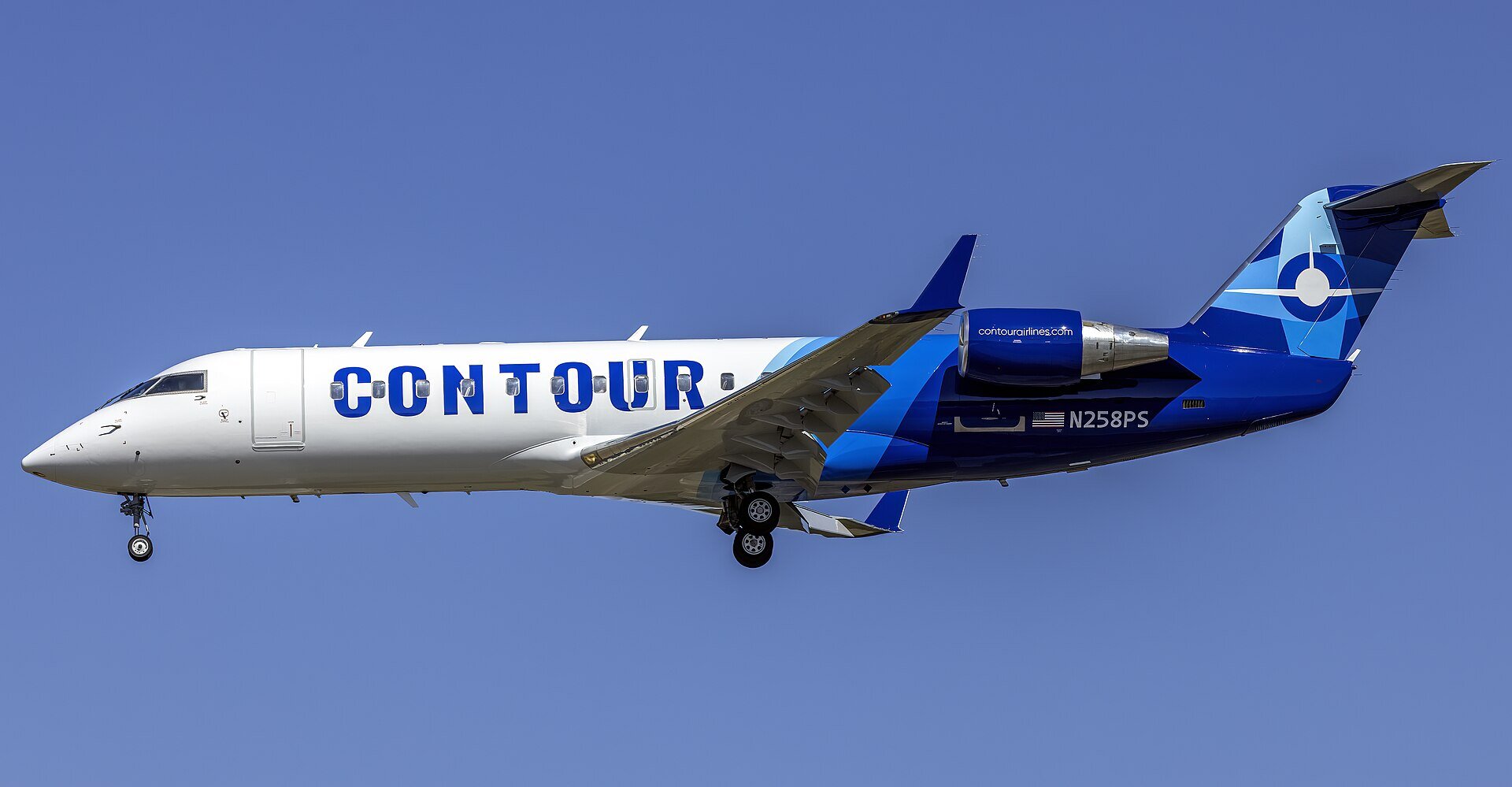 Contour Airlines aircraft in current livery