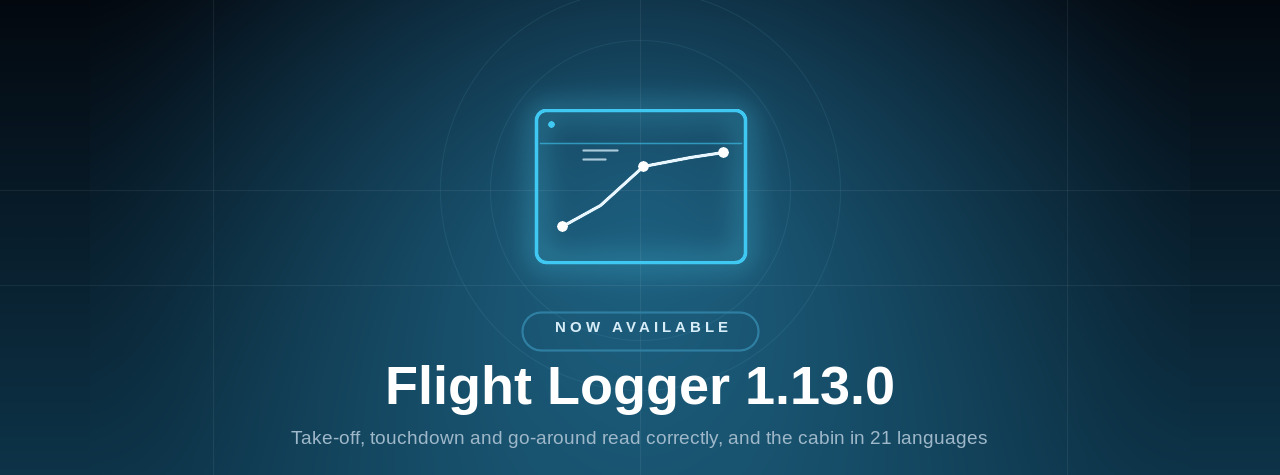 Flight Logger 1.13.0: The Take-off, the Touchdown and the Go-around